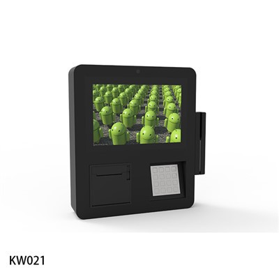 Veggmontert kiosk for sømløse transaksjoner